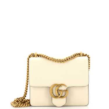 GUCCI GG Marmont Chain Shoulder Bag Leather Small