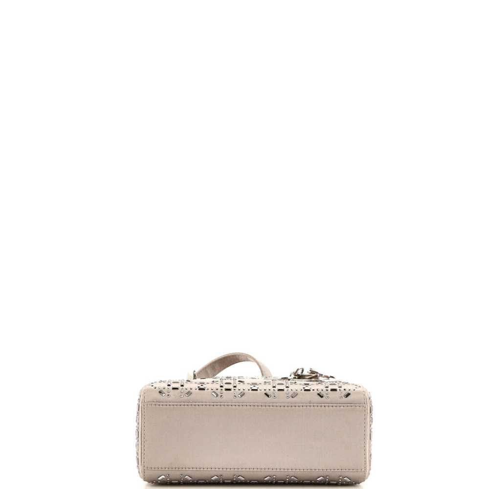 Christian Dior Lady Dior Bag Crystal Embellished … - image 4