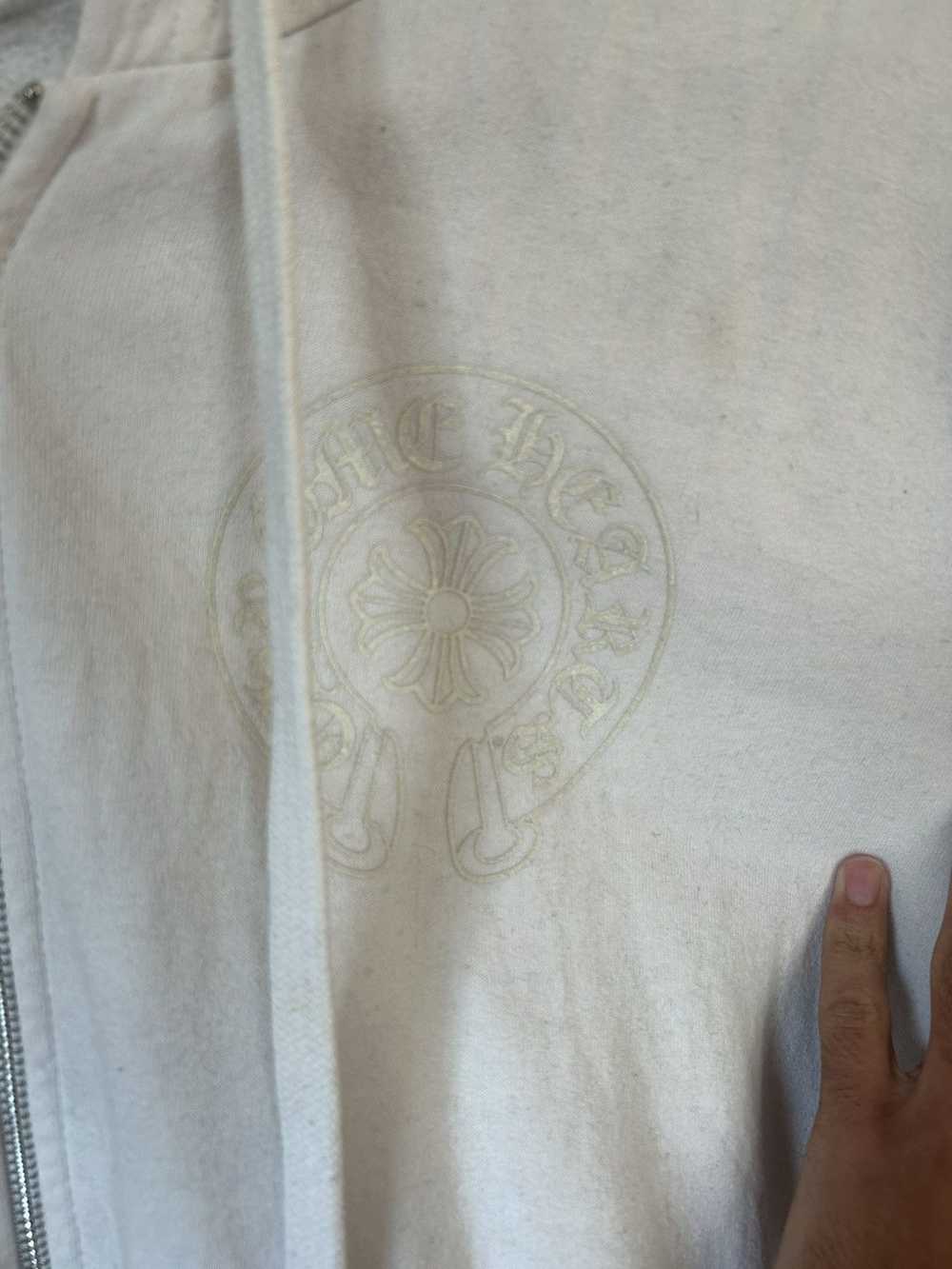 Chrome Hearts Chrome hearts white zip up glow in … - image 2