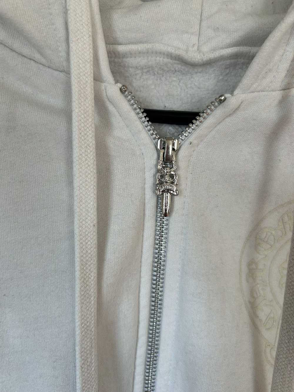 Chrome Hearts Chrome hearts white zip up glow in … - image 3