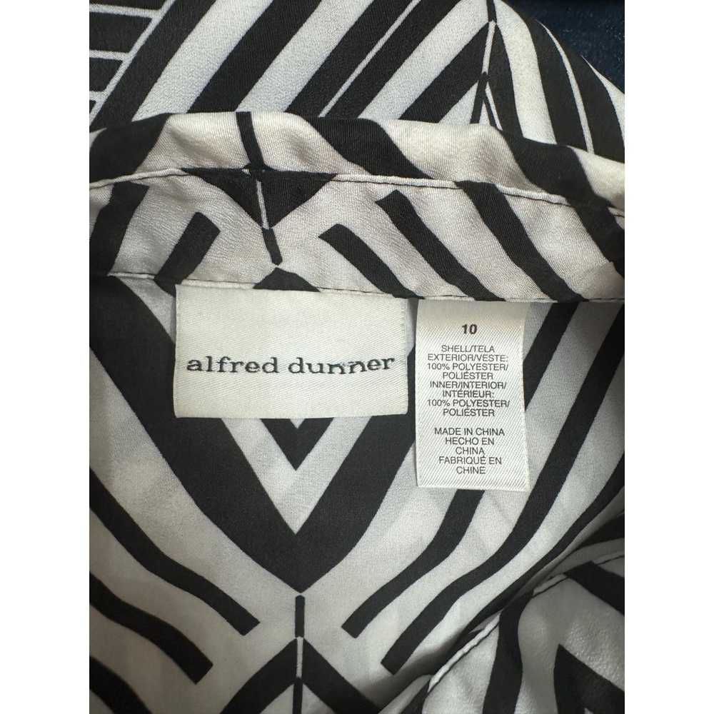 Vintage Alfred Dunner Abstract Button Up Ladies B… - image 4