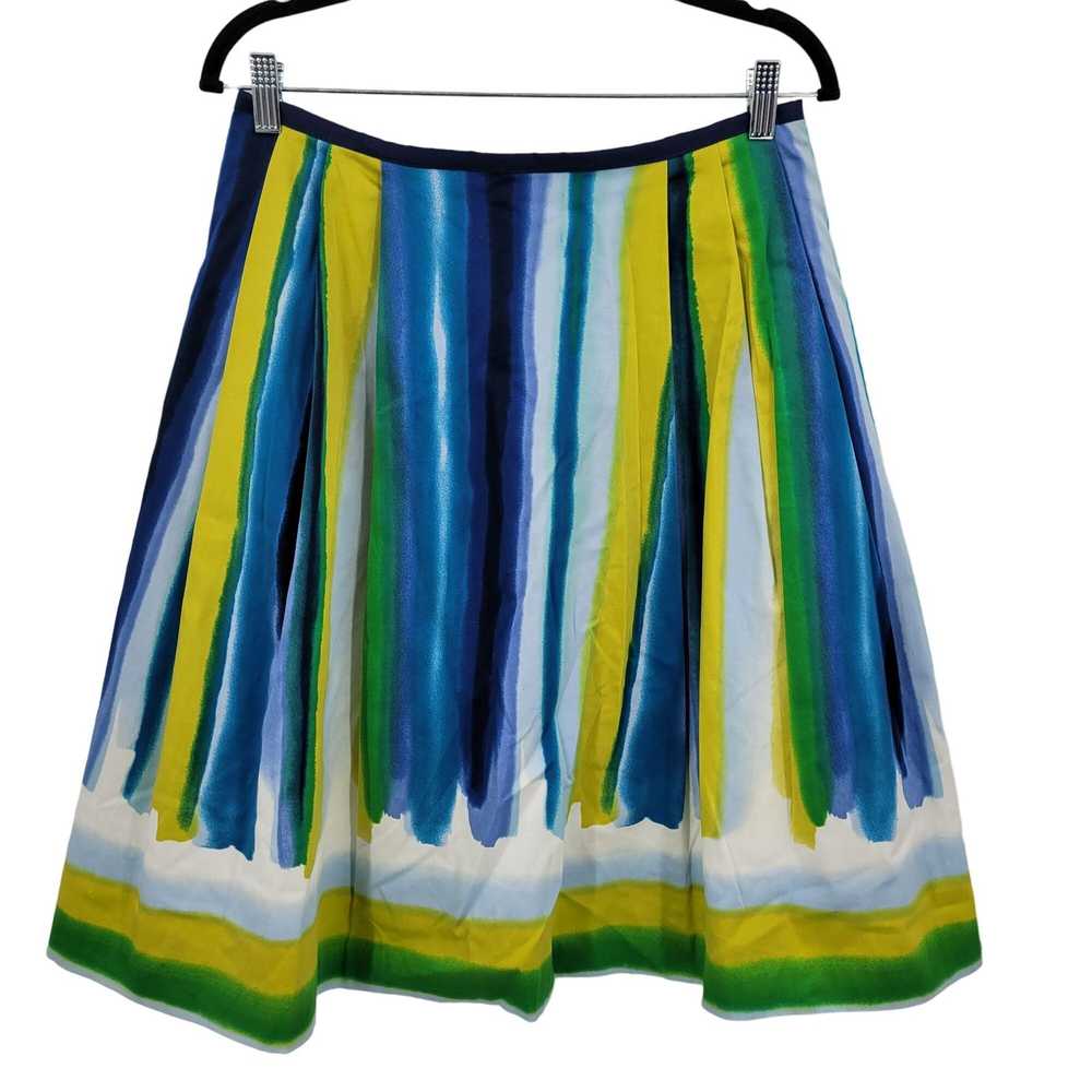 Handmade Handmade Skirt M Colorful Striped Pleate… - image 10