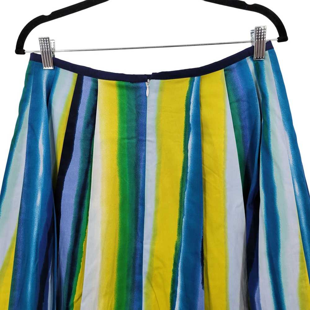 Handmade Handmade Skirt M Colorful Striped Pleate… - image 5