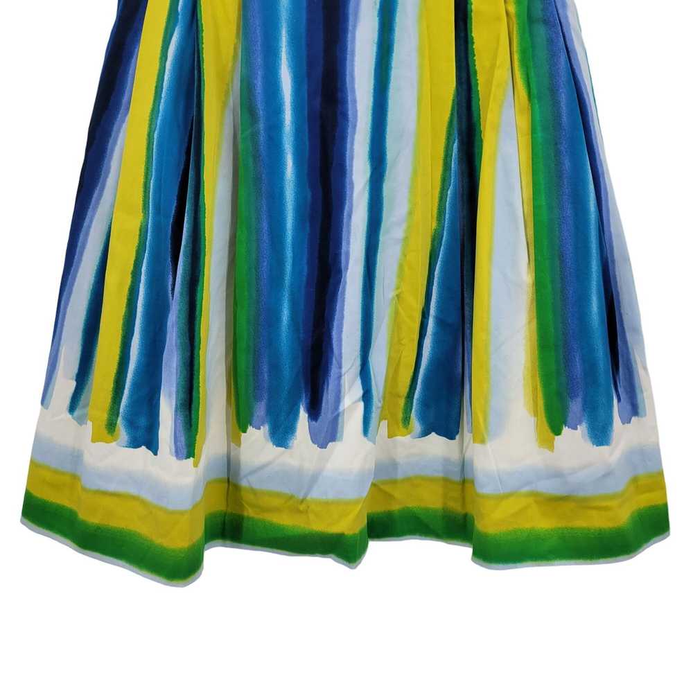 Handmade Handmade Skirt M Colorful Striped Pleate… - image 9