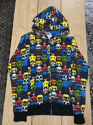 Bape Baby Milo And Friends Full Zip Hoodie