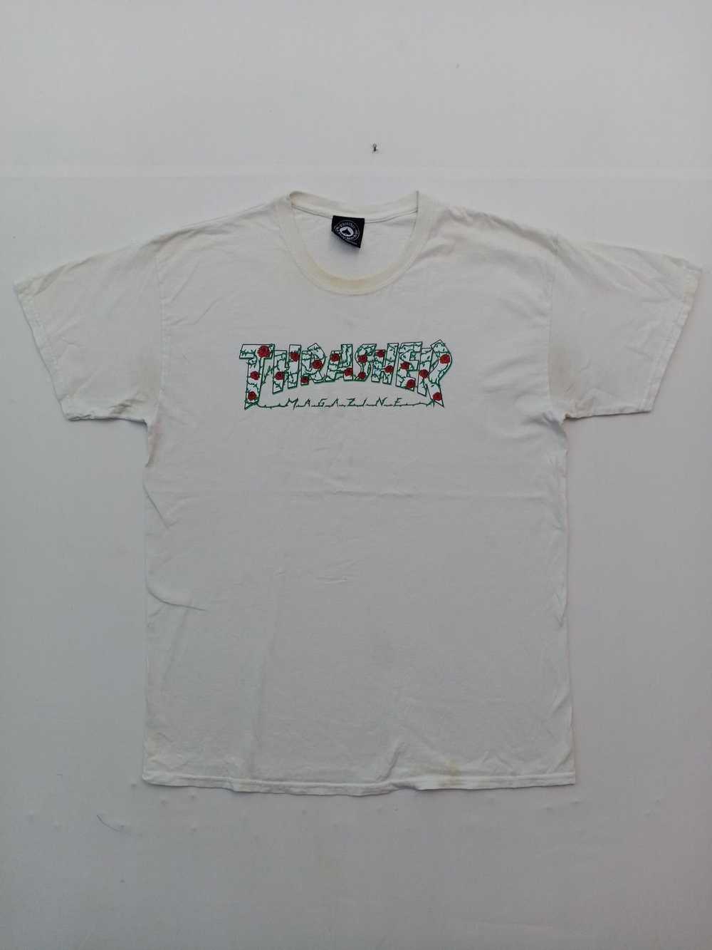 Thrasher × Vintage Rare! Thrasher Floral Big Logo… - image 1