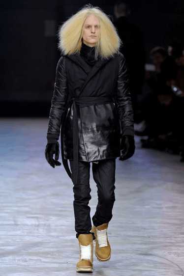 Rick Owens AW13 RICK OWENS "PLINTH" GOOSE DOWN HOO