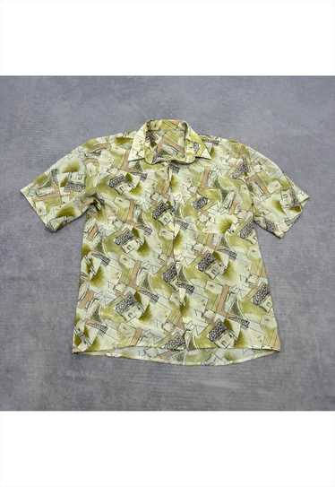 Vintage Patterned Shirt Men's XL - image 1