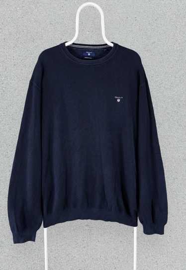 Gant Blue Jumper Pullover Premium Cotton Mens 3XL