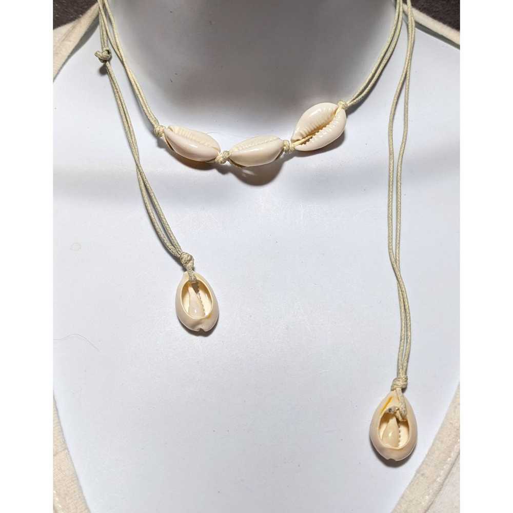 Other Handmade Cowrie Shell Wrap Necklace - image 3