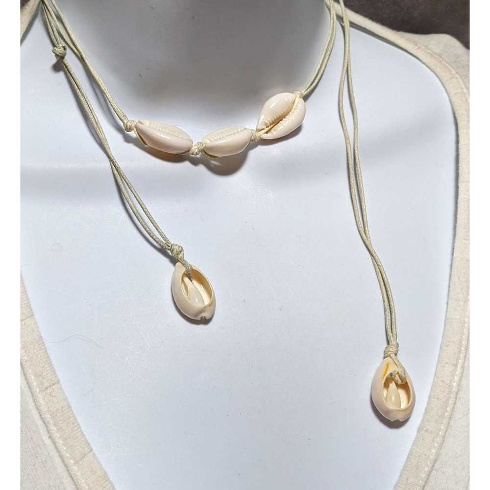 Other Handmade Cowrie Shell Wrap Necklace - image 4