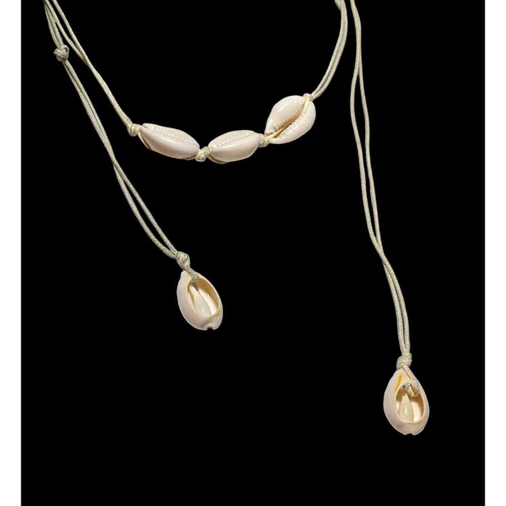 Other Handmade Cowrie Shell Wrap Necklace - image 6