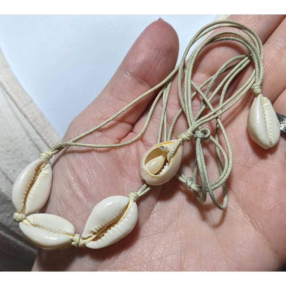 Other Handmade Cowrie Shell Wrap Necklace - image 7