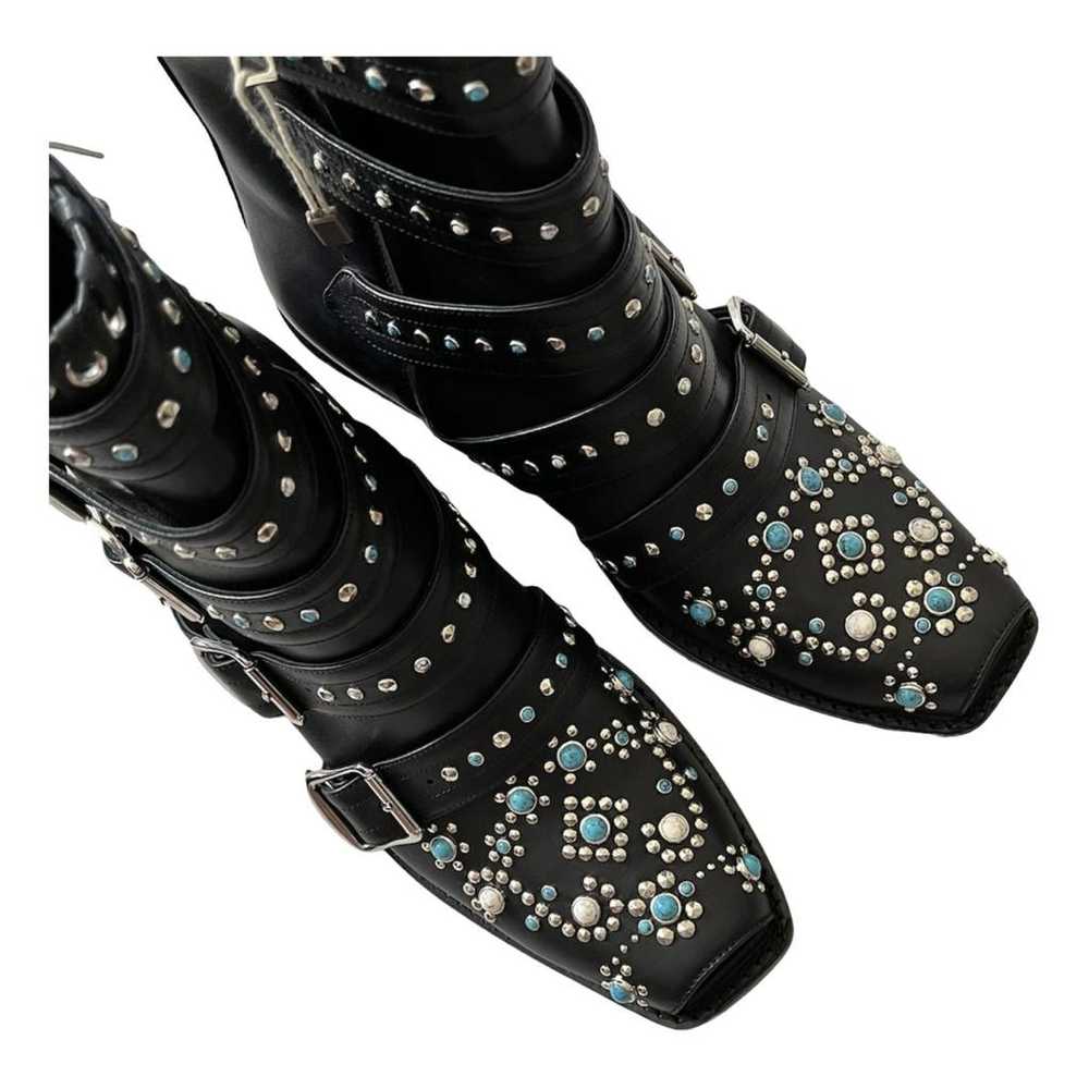 Burberry Leather western boots - image 1