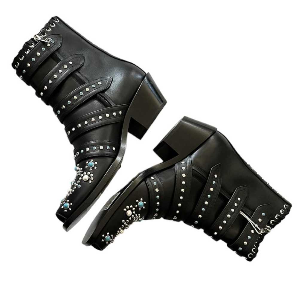 Burberry Leather western boots - image 3
