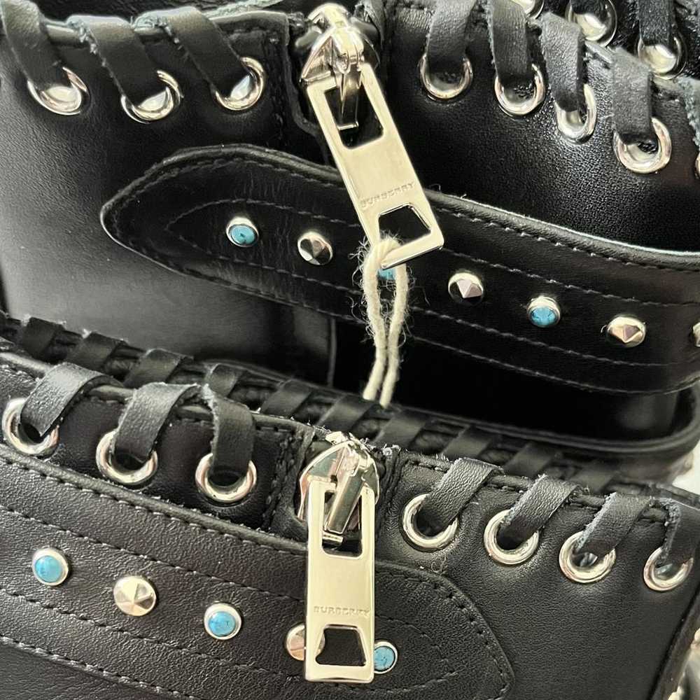 Burberry Leather western boots - image 6
