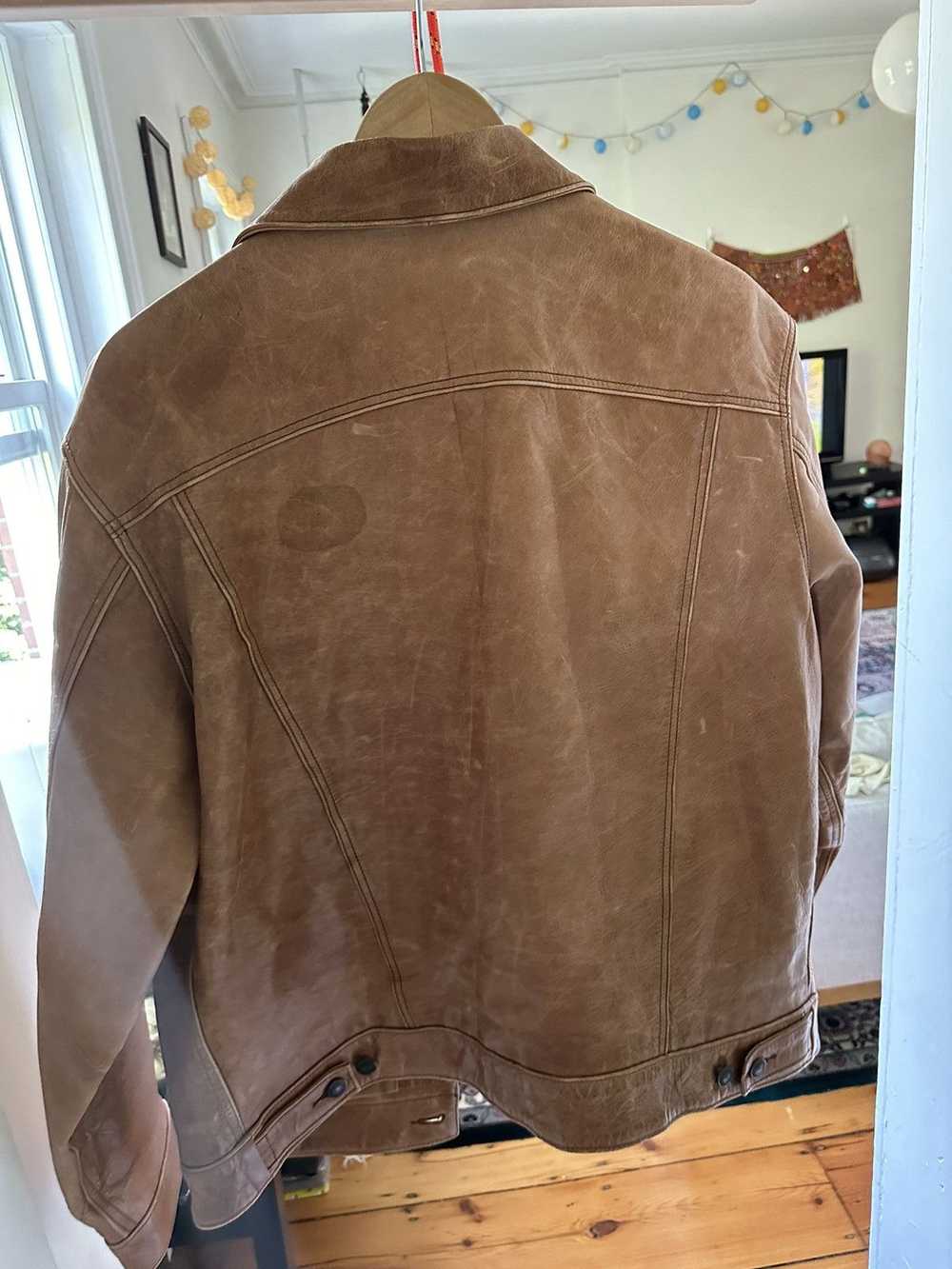 Gap Brown leather jacket - image 2