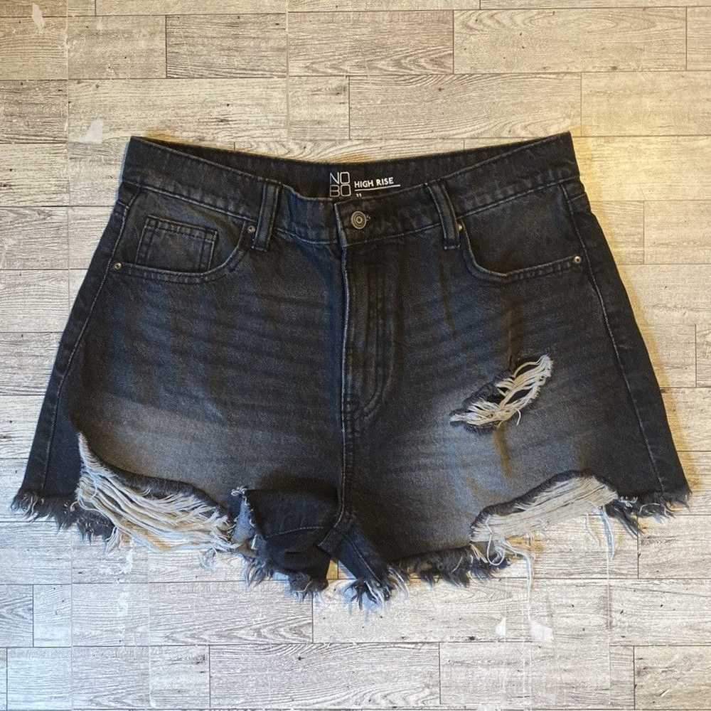 Streetwear NOBO, Black, Frayed, Distressed, High … - image 7