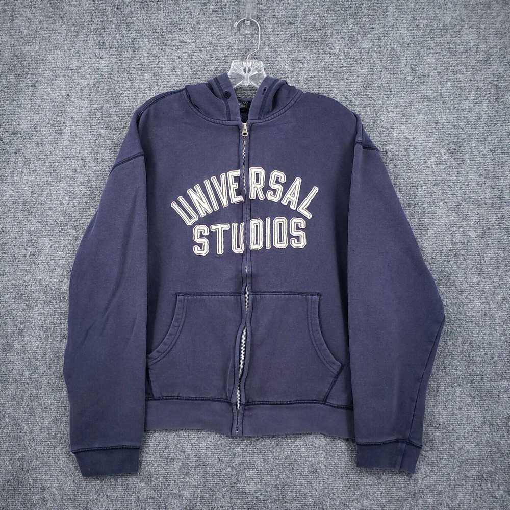 Vintage Universal Studios Hoodie Mens L Large Blu… - image 1
