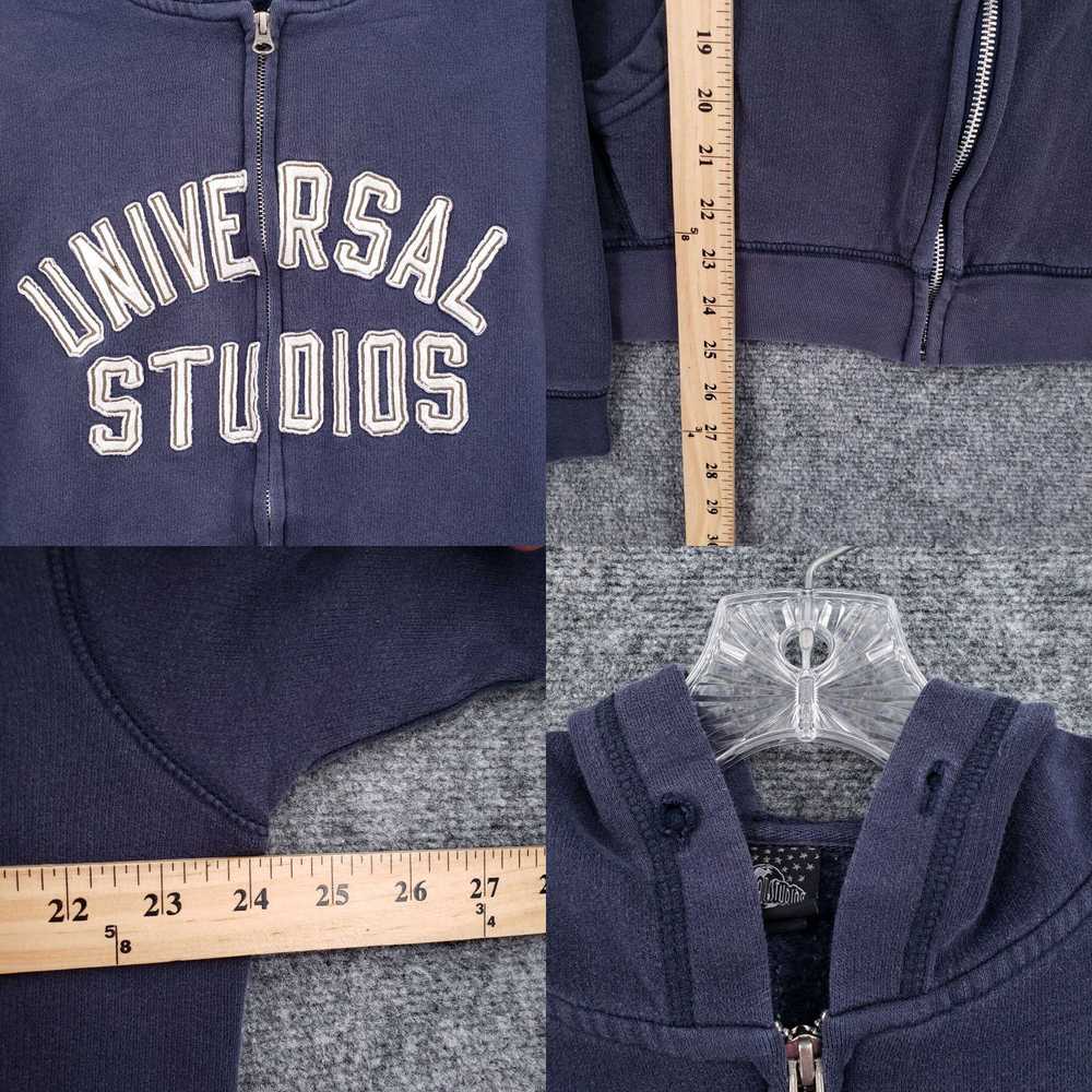 Vintage Universal Studios Hoodie Mens L Large Blu… - image 4