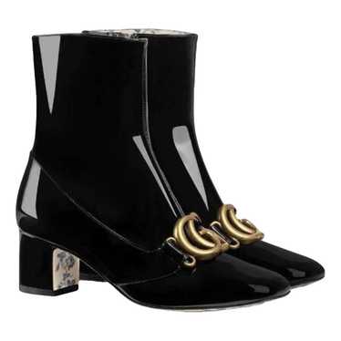 Gucci Marmont patent leather ankle boots - image 1