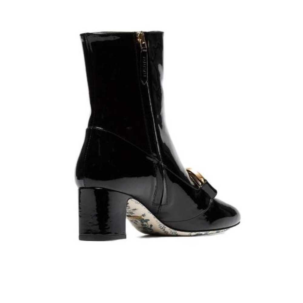 Gucci Marmont patent leather ankle boots - image 2