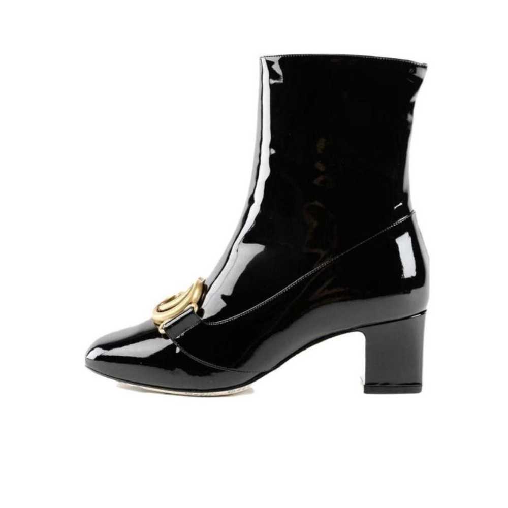 Gucci Marmont patent leather ankle boots - image 4