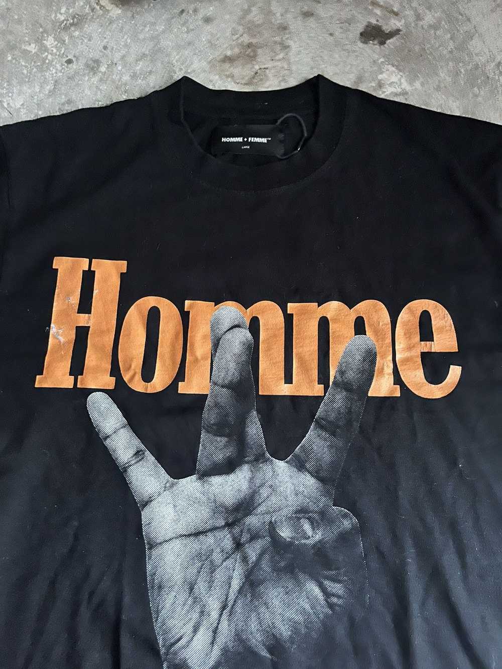 Homme + Femme La Homme + Femme baggy t-shirt - image 2