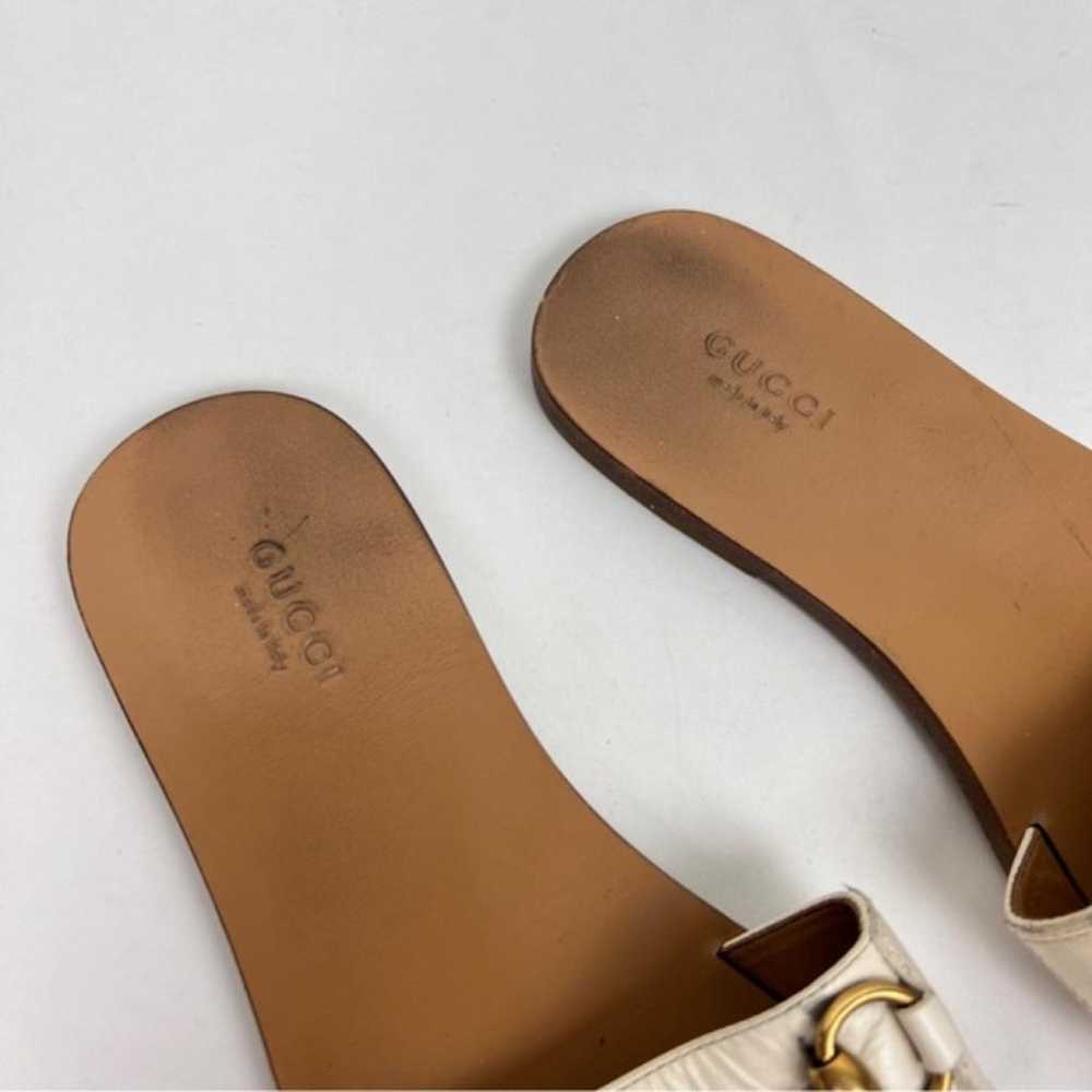 Gucci Leather sandal - image 4