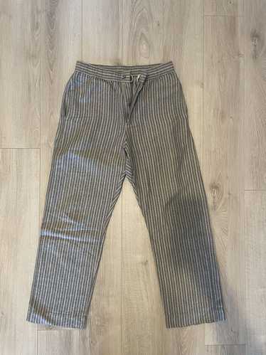 Snow Peak Cotton Linen Dobby Striped Pants