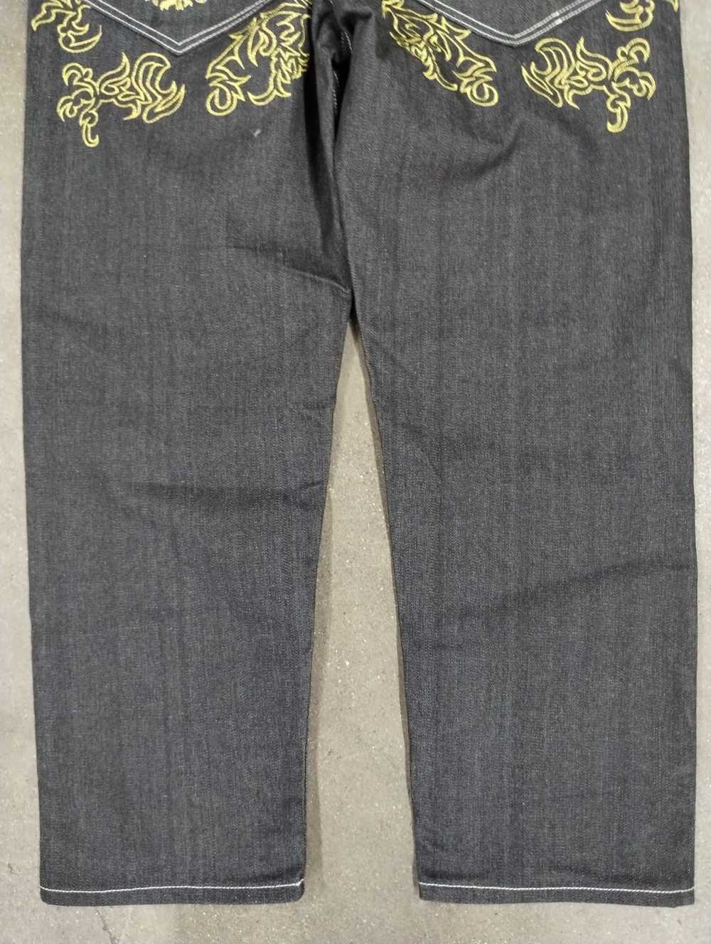 Japanese Brand Crown Holder Y2K Embroidered Denim - image 8