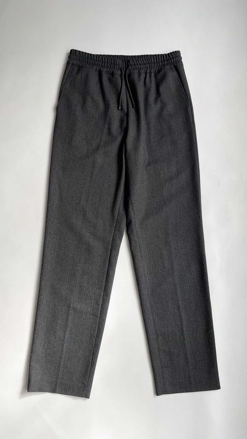 Dries Van Noten Wide Leg Herringbone Wool Trousers - image 10