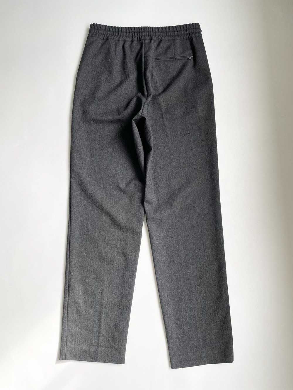 Dries Van Noten Wide Leg Herringbone Wool Trousers - image 7