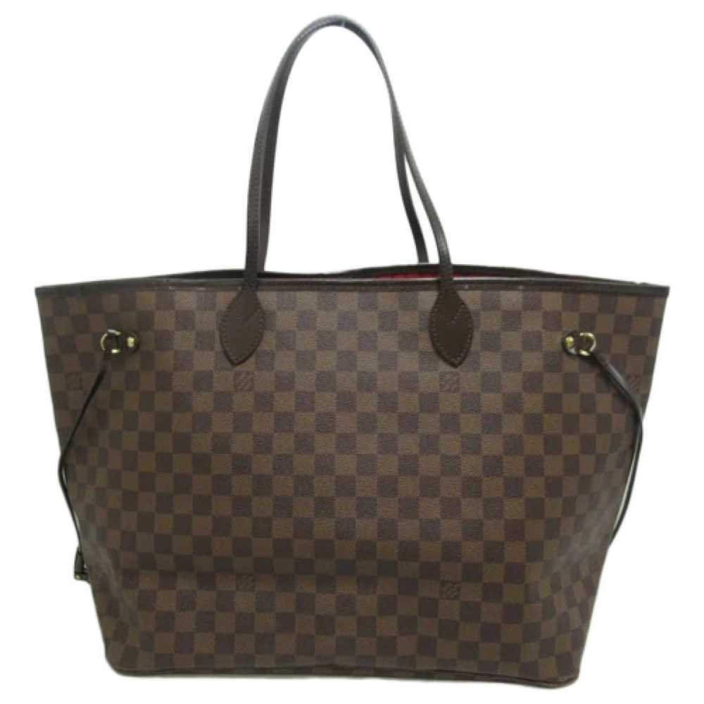 Louis Vuitton Neverfull leather handbag - image 1