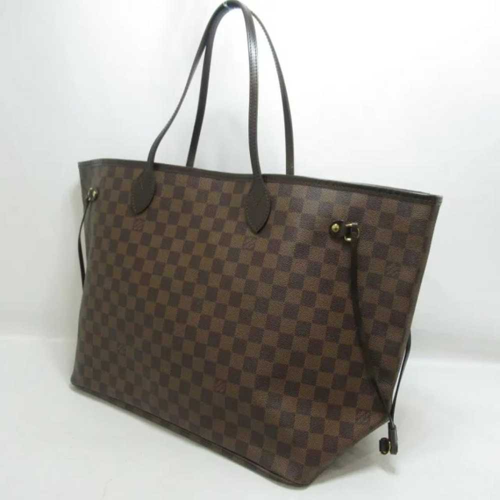 Louis Vuitton Neverfull leather handbag - image 4