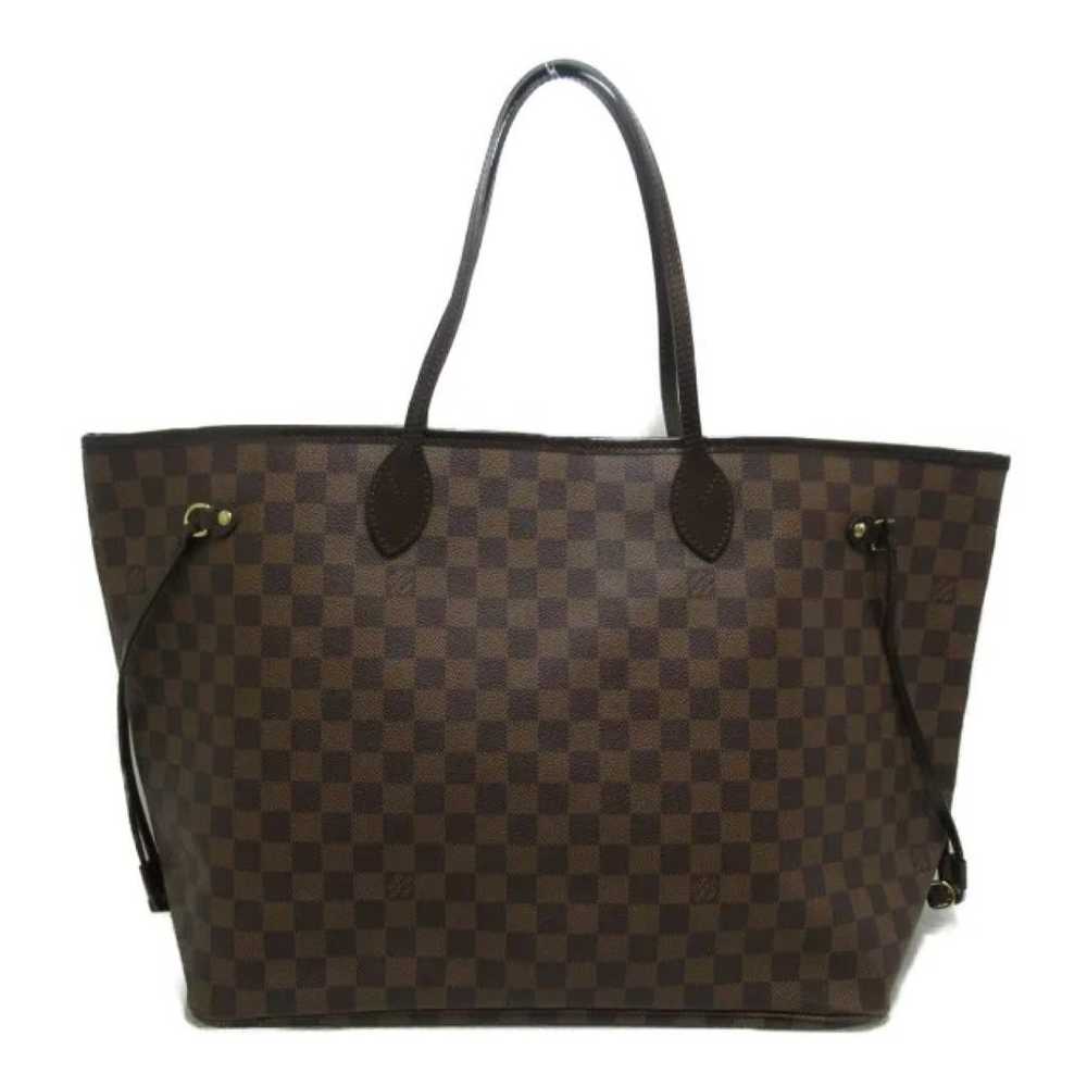 Louis Vuitton Neverfull leather handbag - image 5