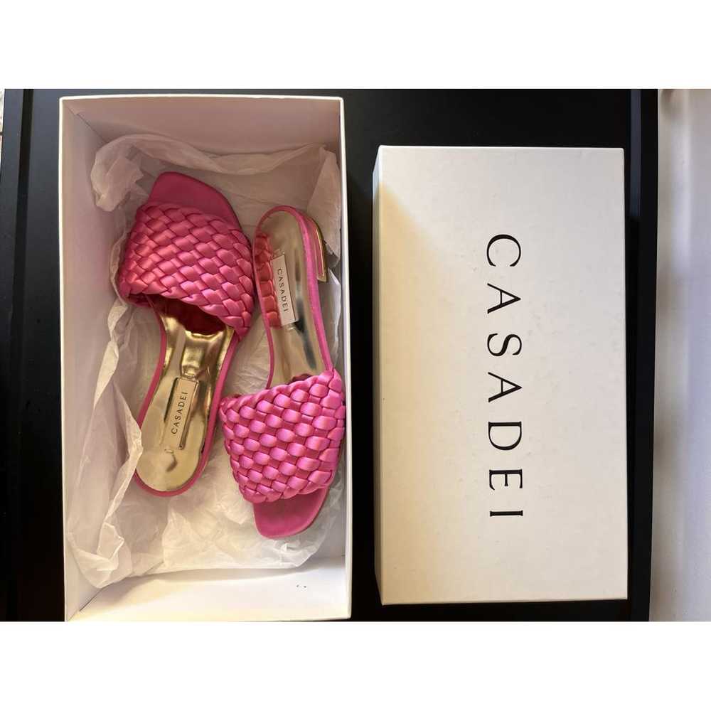 Casadei Leather mules - image 4