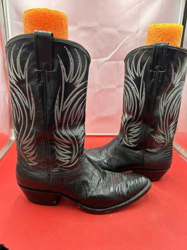 Vintage Nocona exotic lizard cowboy boots