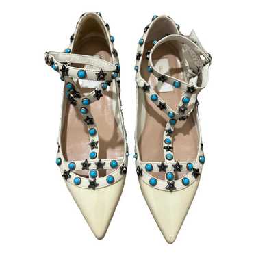 Valentino Garavani Rockstud vinyl flats