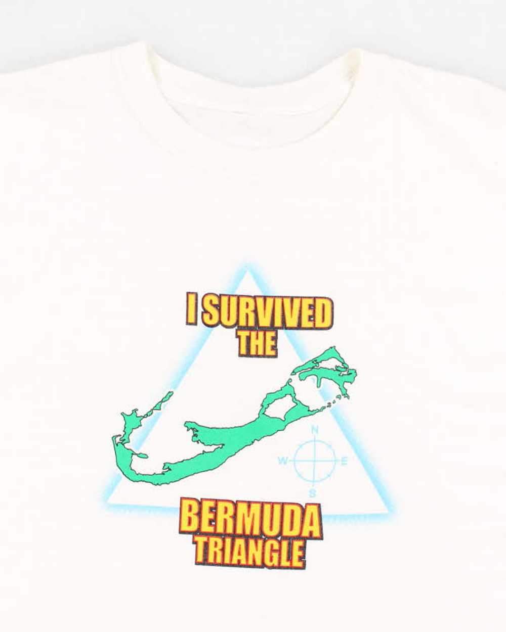 'I survived the Bermuda triangle' Graphic T-shirt… - image 3