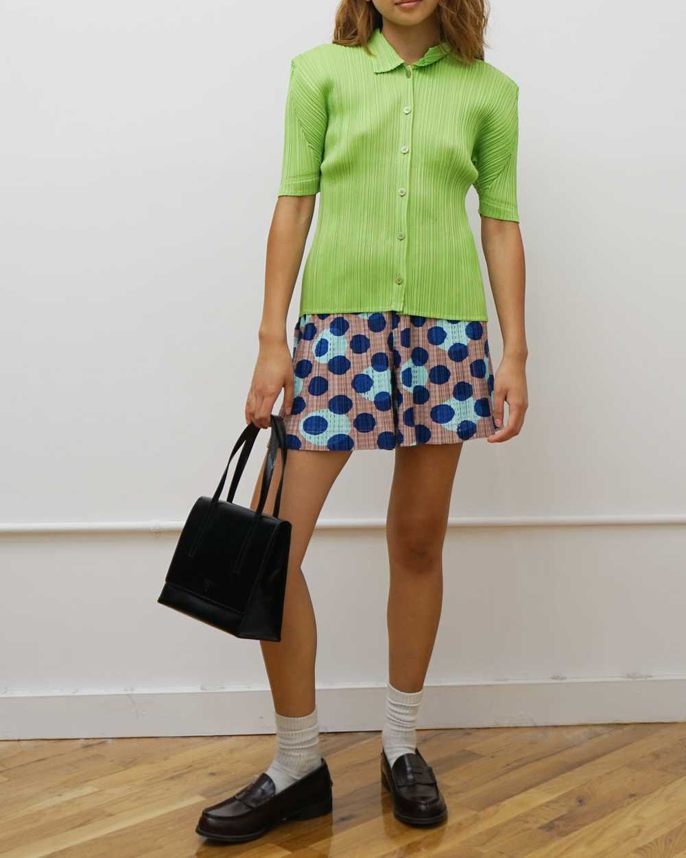 Pleats Please Dot Printed Shorts - image 6