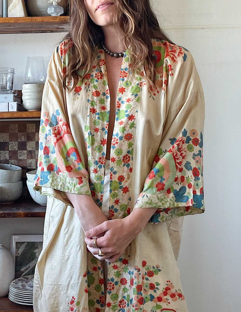 1920s Silk Pongee Kimono - image 5