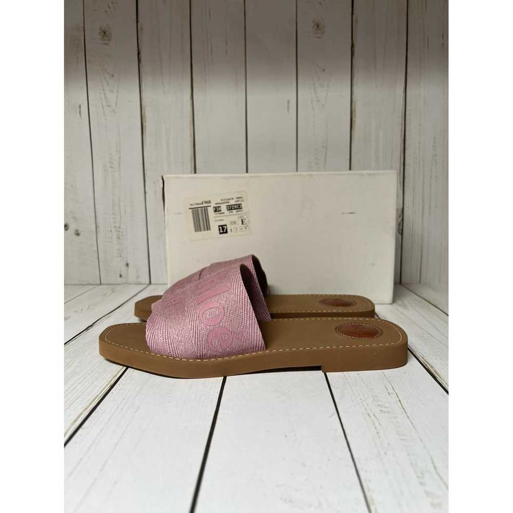 Chloé Woody cloth sandal - image 3