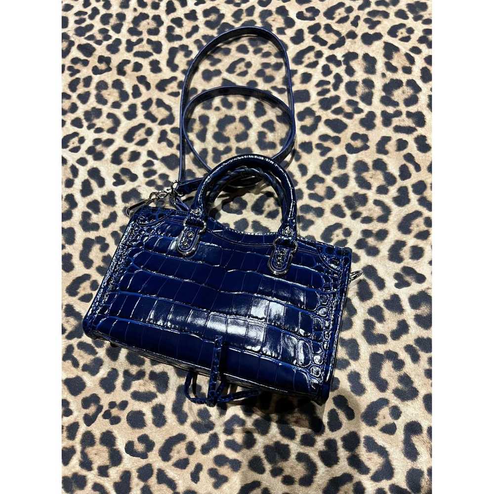 Balenciaga Classic Metalic leather handbag - image 2