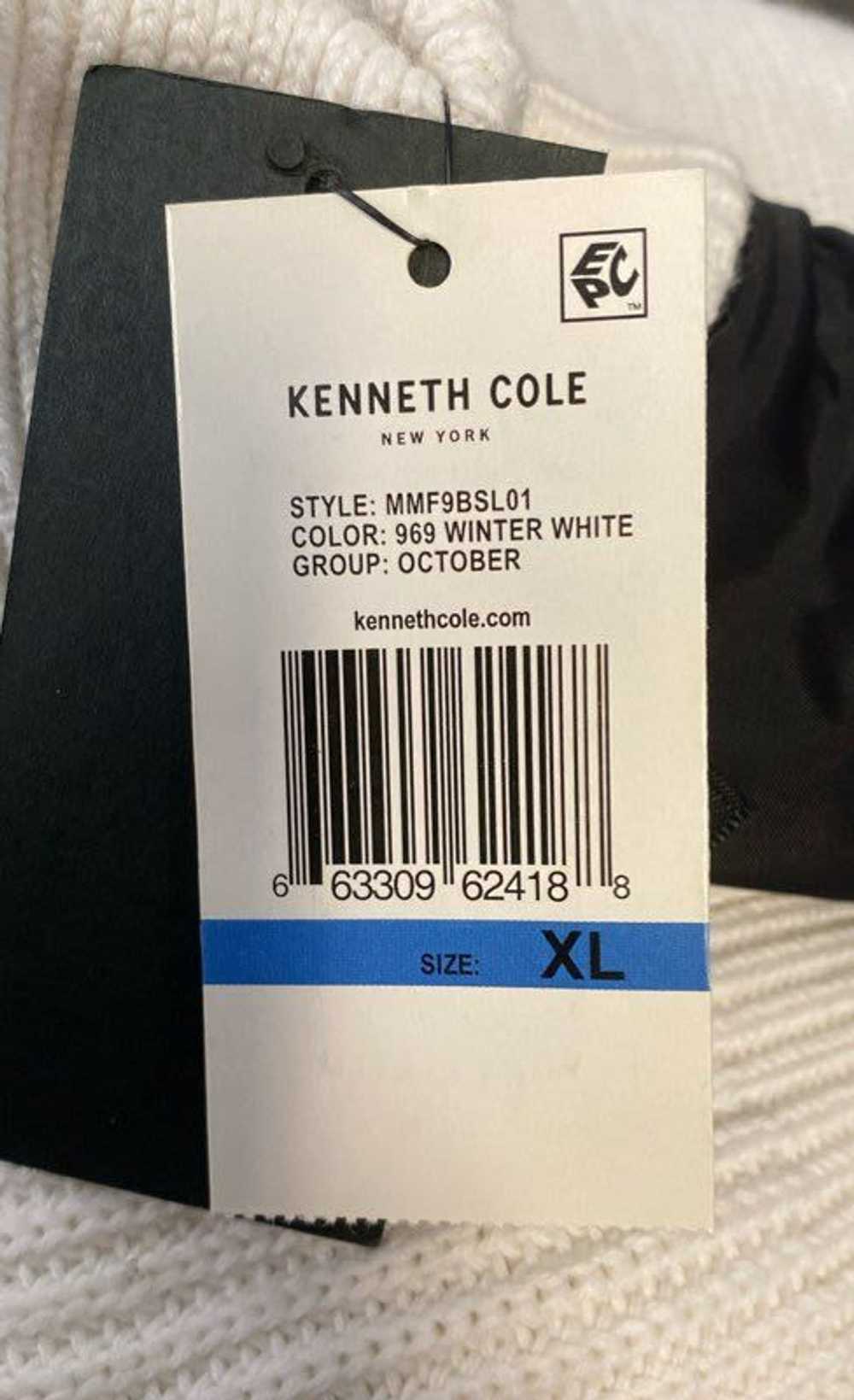 NWT Kenneth Cole Mens White Black Knitted Long Sl… - image 7