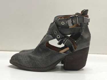 Jeffrey Campbell Leather Everwell Buckle Booties … - image 1