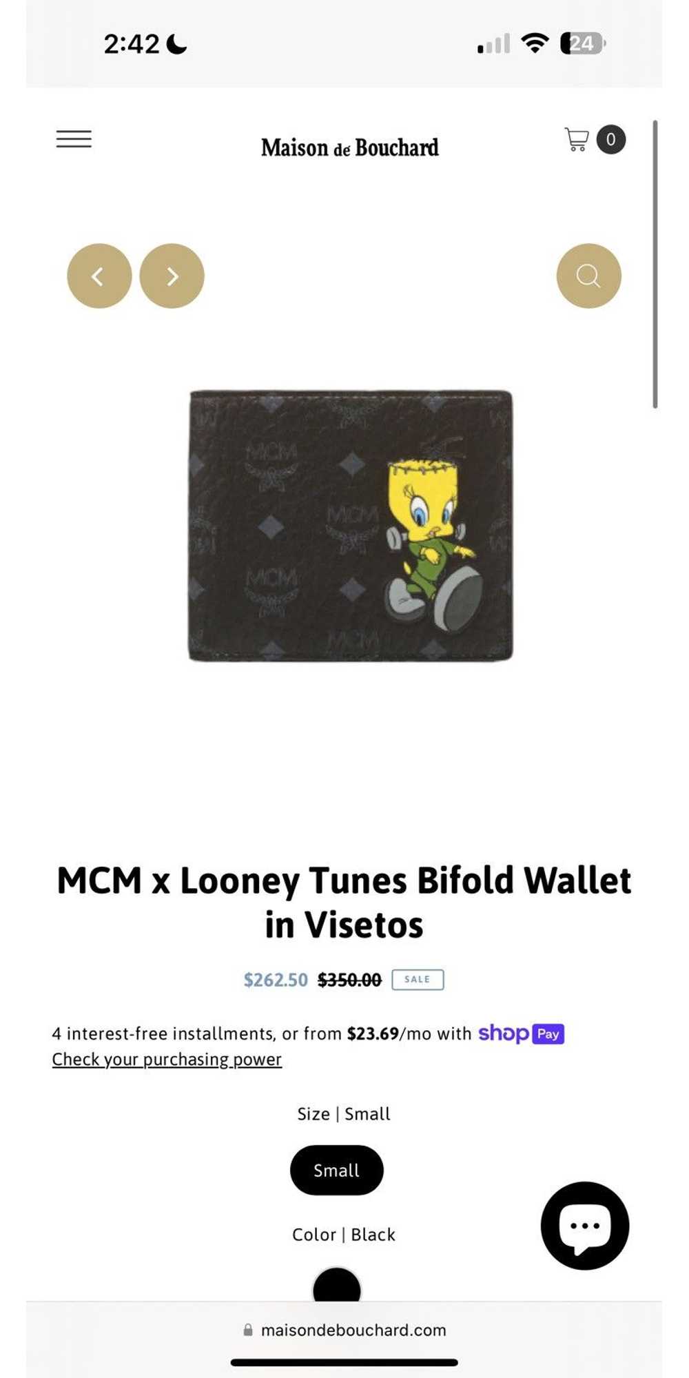 MCM MCM x Looney Tunes Bifold Wallet in Visetos - image 3