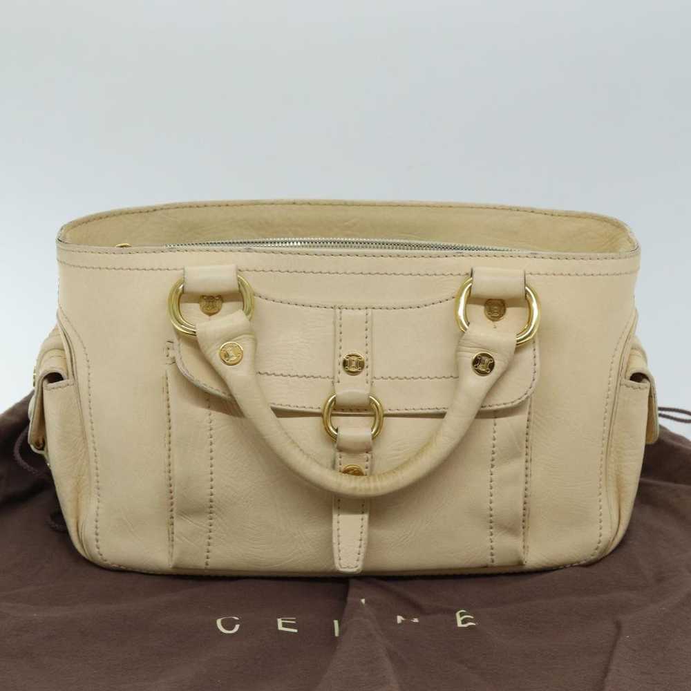 Celine CELINE Boogie bag Hand Bag Leather Beige A… - image 12