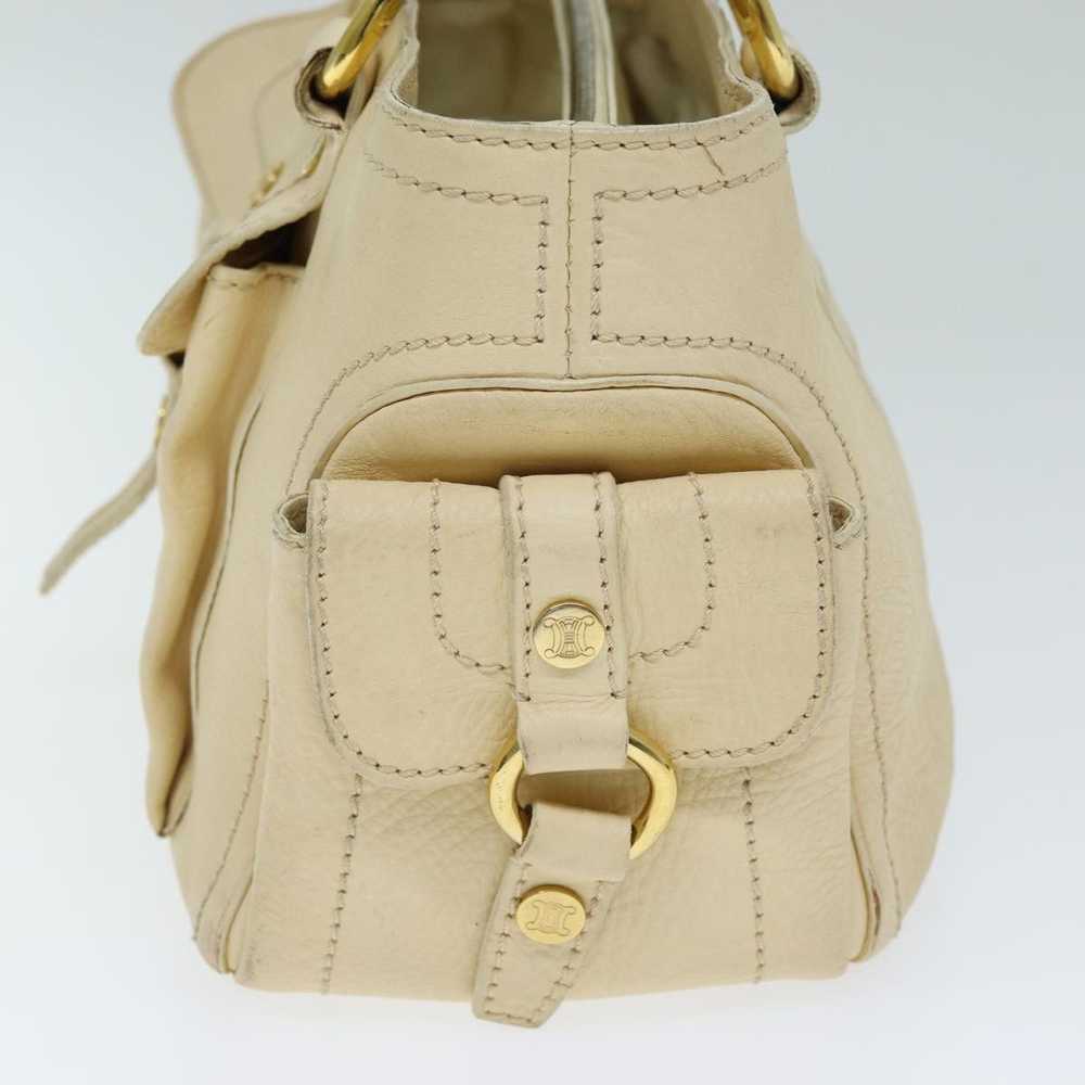 Celine CELINE Boogie bag Hand Bag Leather Beige A… - image 3