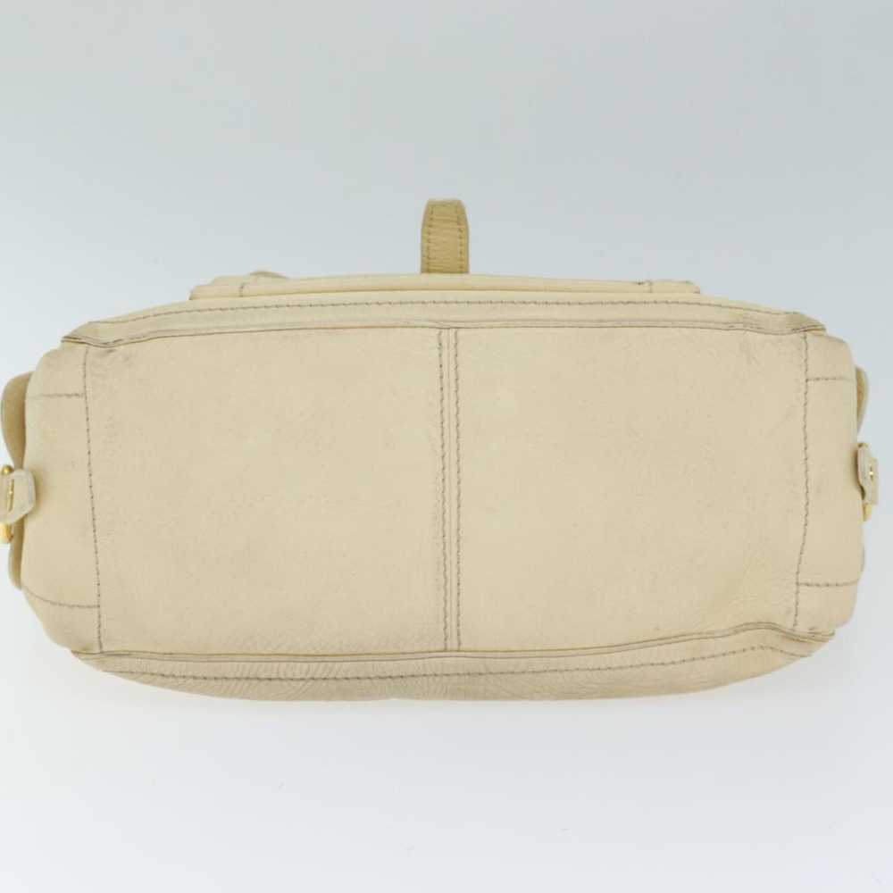 Celine CELINE Boogie bag Hand Bag Leather Beige A… - image 5